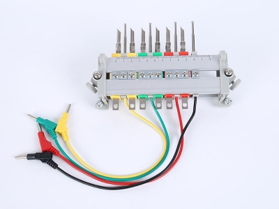 HH2018B三相鋁合金下出線(xiàn)表座帶電壓端子（6滑塊,165孔距，M8螺桿）